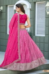 Pink Colour Tabby Silk Print Lehenga Choli Wholesale In India Mehvish Vol 28 By Dani 2081